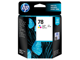 HP 78 Tri-color Original Ink Cartridge (C6578DA)
