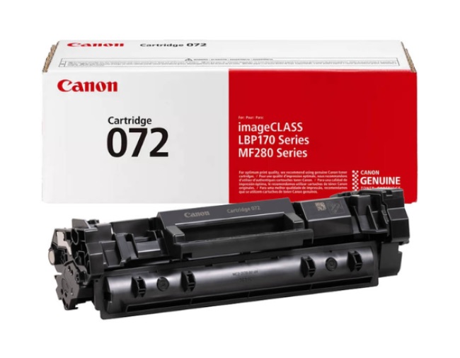 Mực in Canon Cartridge 072 chính hãng – Mực đen cho máy in Canon
