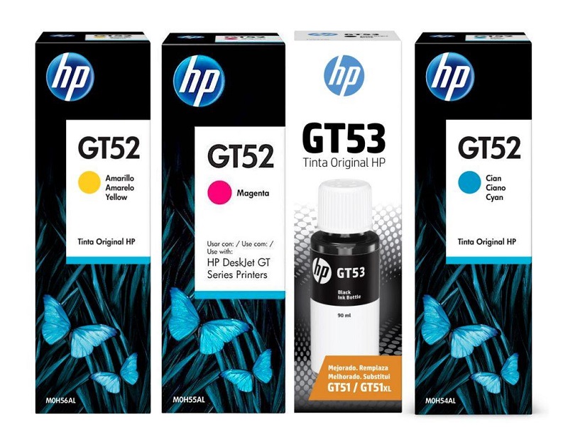 Hộp mực HP GT52 và GT53 mẫu cũ