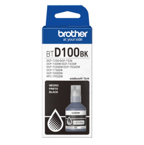 Mực in Brother BTD100BK Black – Mực đen chính hãng cho máy in Brother dòng T-Series