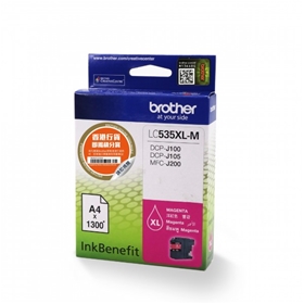 Mực in Brother LC535XLM Magenta Ink Tank (LC535XLM) – Hộp mực in phun màu đỏ dung lượng cao chính hãng Brother