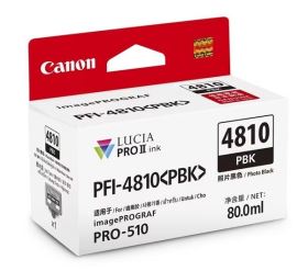Mực in Canon PFI-4810PBK Photo Black – Đen ảnh 80ml cho máy in Canon imagePROGRAF PRO-510