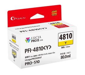 Mực in Canon PFI-4810Y Yellow – Vàng 80ml cho máy in Canon imagePROGRAF PRO-510