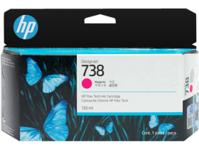 Mực in HP 738 130ml Magenta DesignJet Ink Cartridge (498N6A)