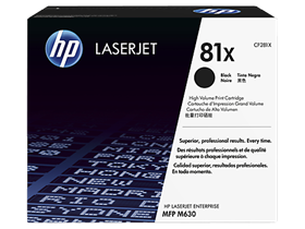 HP 81X High Yield Black Original LaserJet Toner Cartridge (CF281X)