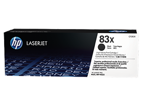 HP 83X High Yield Black Original LaserJet Toner Cartridge (CF283X)