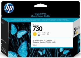Mực in HP 730 130-ml Yellow DesignJet Ink Cartridge (P2V64A)