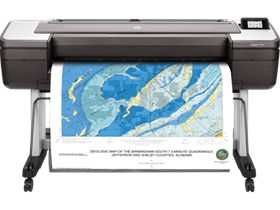 Máy in khô lớn HP DesignJet T1708 44-in PostScript Printer (1VD84A)