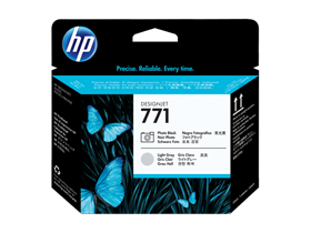HP 771 Photo Black/Light Gray DesignJet Printhead (CE020A)