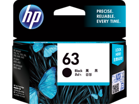 HP 63 Black Original Ink Cartridge (F6U62AA)