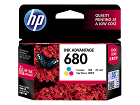 HP 680 Tri-color Original Ink Advantage Cartridge (F6V26AA)