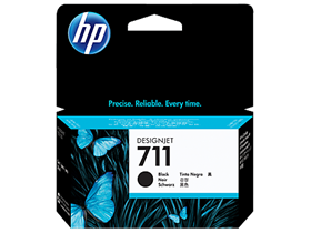 Mực in phun HP 711 Black 38ml – Cartridge CZ129A, chính hãng