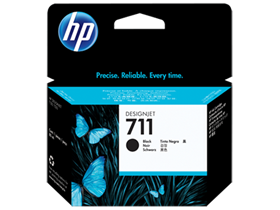 Mực in phun HP 711 Black 80ml – Cartridge CZ133A, chính hãng cho máy HP DesignJet