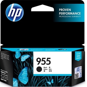 HP 955 Black Original Ink Cartridge (L0S60AA)