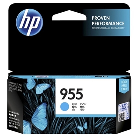 HP 955 Cyan Original Ink Cartridge (L0S51AA)