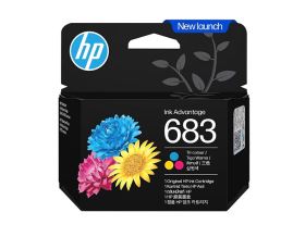 Mực in HP 683 Tri-color Original Ink Advantage Cartridge chính hãng 3 màu dùng cho máy in HP DeskJet Ink Advantage (7FP38ZA)