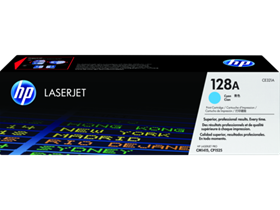 HP 128A Cyan Original LaserJet Toner Cartridge (CE321A)