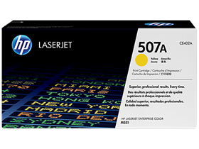 HP 507A Yellow Original LaserJet Toner Cartridge (CE402A)