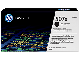 HP 507X High Yield Black Original LaserJet Toner Cartridge (CE400X)