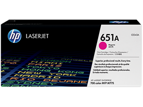 HP 651A Magenta Original LaserJet Toner Cartridge (CE343A)