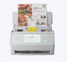 Máy quét Ricoh IX2500 – Máy scan 2 mặt tốc độ 45ppm, màn hình cảm ứng 5 inch, khay 100 tờ, hỗ trợ WiFi đa thiết bị (PA03860-B011/B111)